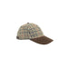 Green Checkered Baseball Cap