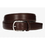 BROWN BELT WITH BEIGE PESPINATING STRAPS