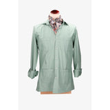 Camisa guayabera algodón verde