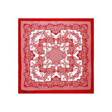 Red Floral Scarf