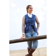 Pandora Blue Suede Vest