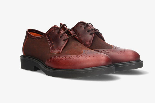 Blucher Engrasado Trufa y Cuero