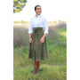 GREEN CASSANDRA SKIRT