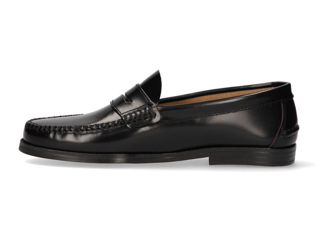 Mocasín Antifaz Negro Piso Goma