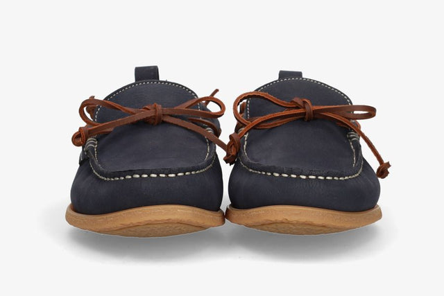 Zapato Nautico Nobuck Marino