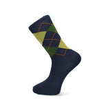 Green Intarsia Sock