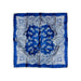 Cashmere Ornaments Scarf in Bright Blue