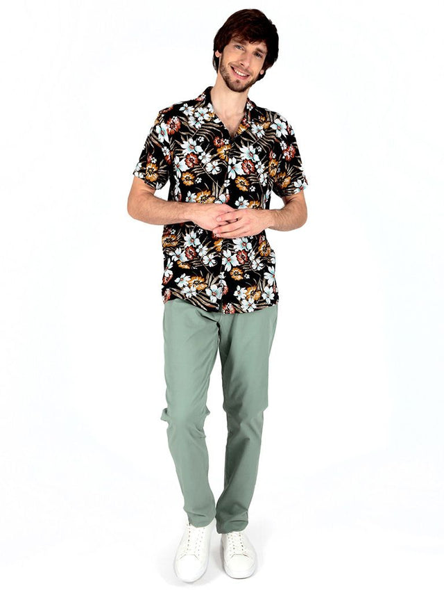5Pock Green Pants