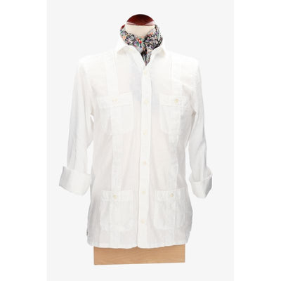 Camisa Cubana Blanco