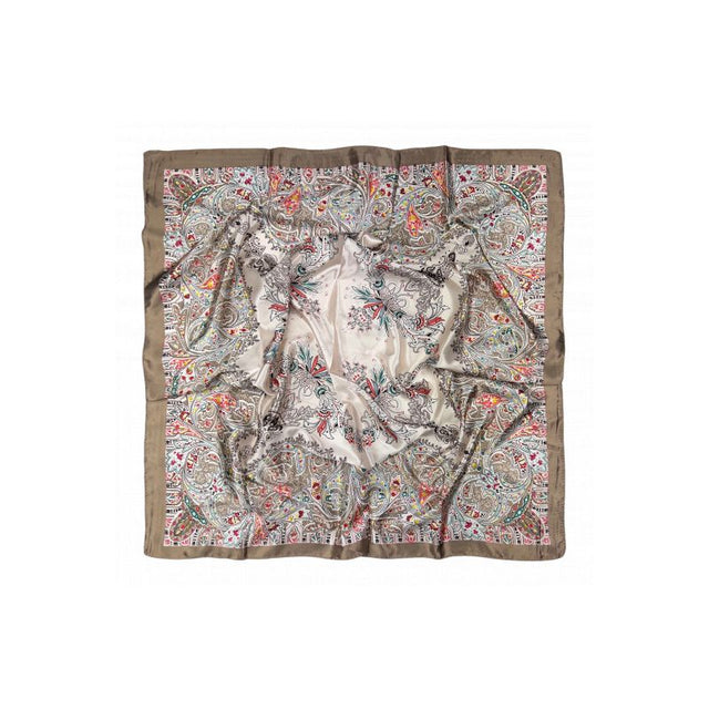 Camel Cashmere Ornament Scarf