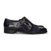 Two Buckles Antik Blue-Blue Suede Tuft