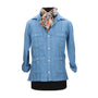 CHEMISE CUBAINE POUR GARÇONS INDIGO
