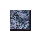 Blue Animal Print Scarf