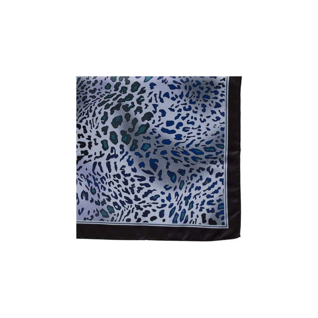 Blue Animal Print Scarf