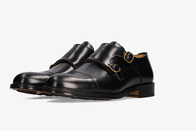 Copete dos hebillas florentic negro