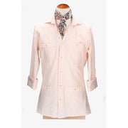 CUBAN SHIRT WITH RED STRIPES