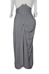 Falda de Amazona Menorca Gris Perla