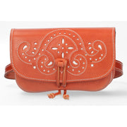 Bolso Rociero Bordado Fondo Blanco