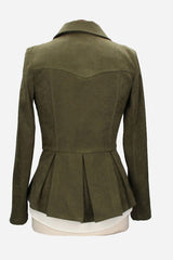 Chaqueta Paris Antelina Verde