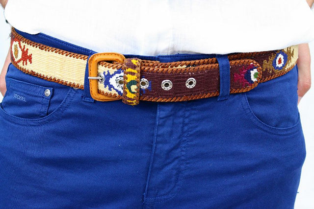 Naif Brown-Beige Belt