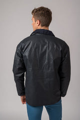 Chaqueta Encerada Burley Azul Marino