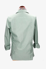 Camisa guayabera algodón verde