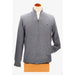 Basic Gray Zip Sweater