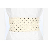 Fajín Beige Lunar Pequeño Negro