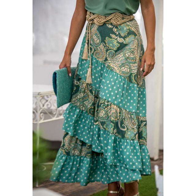 Falda Pareo Verde