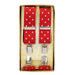 Red Dress Suspender with White Polka Dots