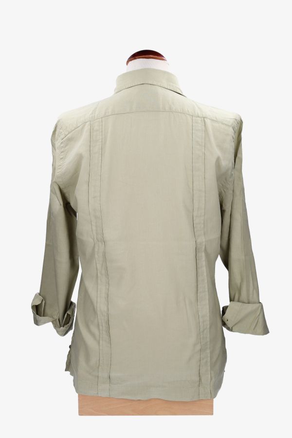Cuban Linen Khaki Shirt