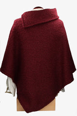 Poncho Toffee Burdeos
