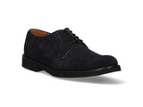 Navy Lace-Up Moccasin