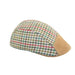 Gorra Jockey Combinada Ante/Cuadros Beige