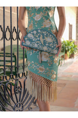 VESTIDO BORDADO VERDE