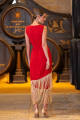 VESTIDO CORAL