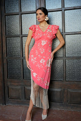 VESTIDO JAZMÍN CORAL
