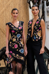 VESTIDO BORDADO NEGRO